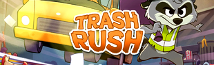 In Trash Rush, players coordinate a team of raccoons to clean up the city